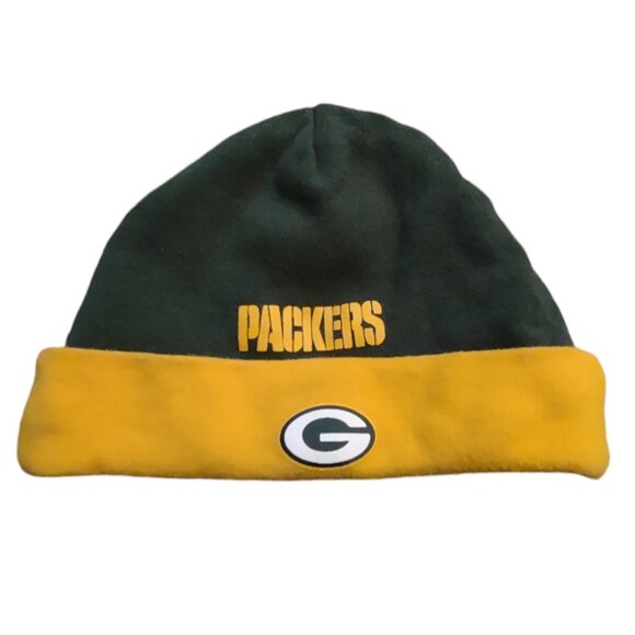 Green Bay Packers Baby Winter Beanie Size 0-9 Months - Picture 1 of 3